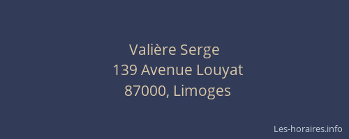 Valière Serge