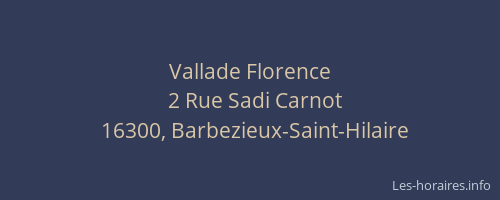 Vallade Florence