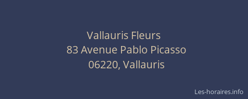 Vallauris Fleurs