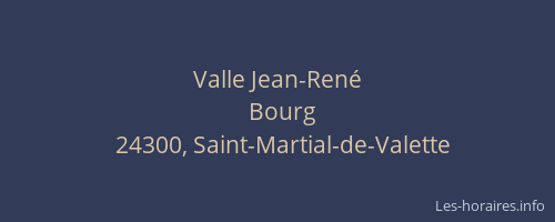 Valle Jean-Ren&eacute;