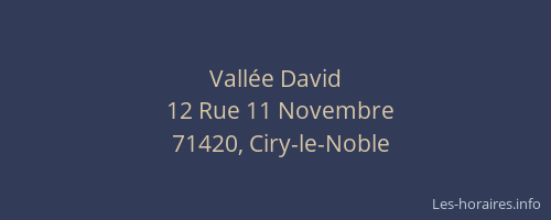 Vallée David