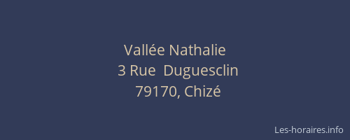 Vallée Nathalie