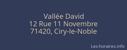 Vallée David