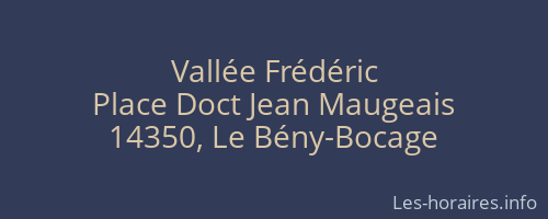 Vallée Frédéric