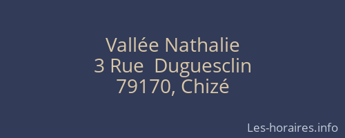 Vallée Nathalie