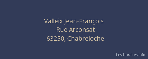 Valleix Jean-François