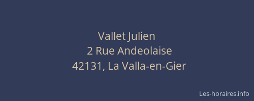 Vallet Julien