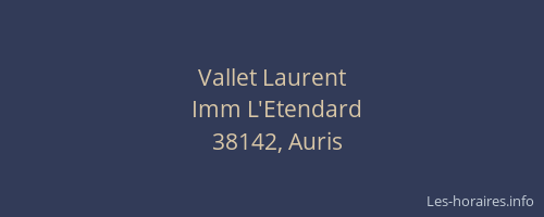 Vallet Laurent