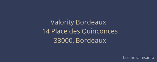 Valority Bordeaux