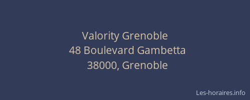 Valority Grenoble