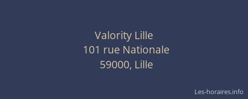 Valority Lille