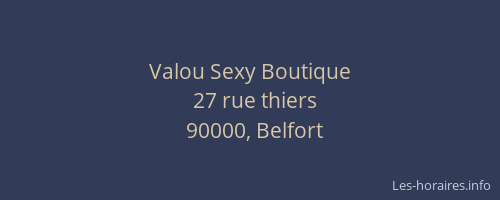 Valou Sexy Boutique