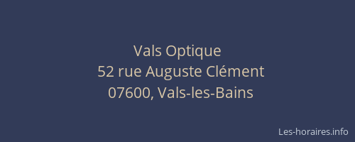 Vals Optique