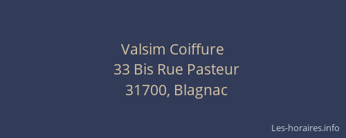 Valsim Coiffure