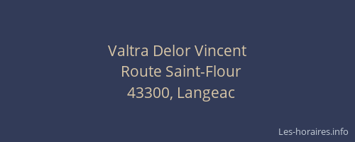 Valtra Delor Vincent