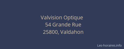 Valvision Optique