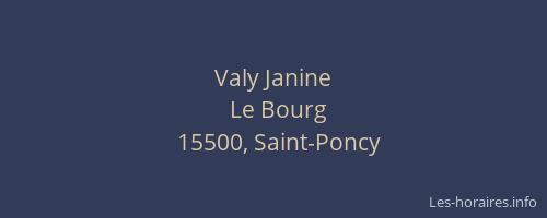 Valy Janine