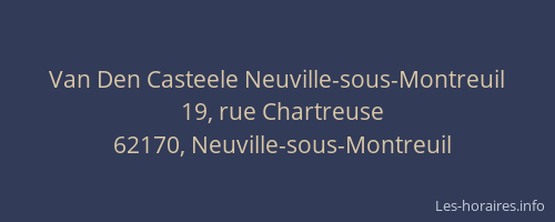 Van Den Casteele Neuville-sous-Montreuil