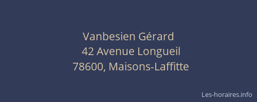 Vanbesien G&eacute;rard