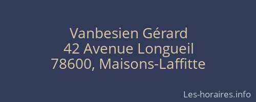 Vanbesien Gérard