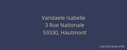 Vandaele Isabelle