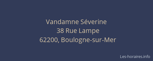 Vandamne Séverine