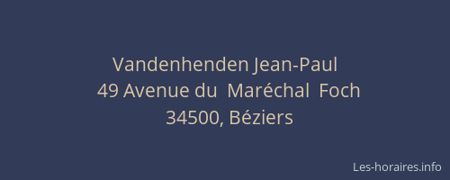 Vandenhenden Jean-Paul