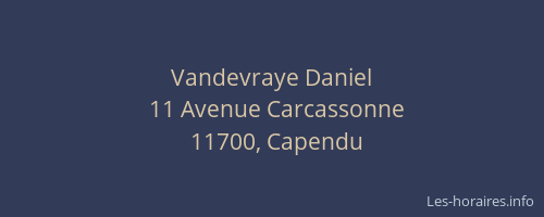 Vandevraye Daniel