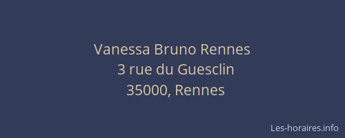 Vanessa Bruno Rennes