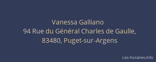 Vanessa Galliano