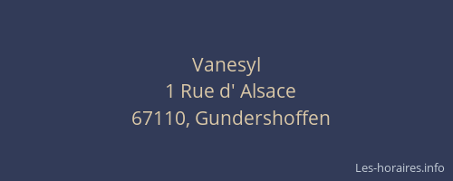 Vanesyl