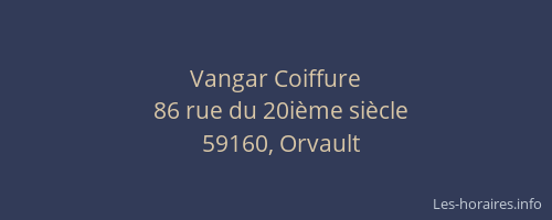 Vangar Coiffure