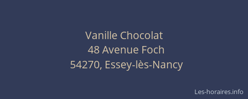 Vanille Chocolat