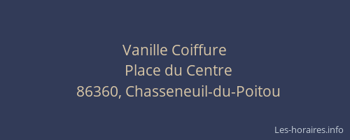 Vanille Coiffure