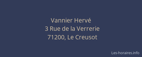 Vannier Hervé