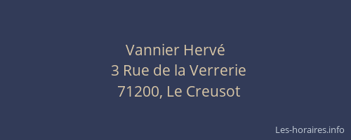 Vannier Herv&eacute;