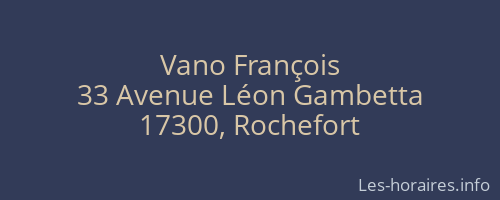 Vano François