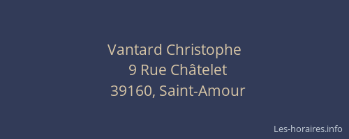 Vantard Christophe