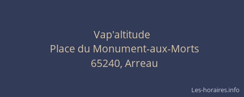 Vap'altitude