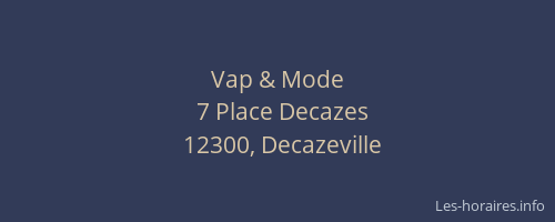 Vap & Mode