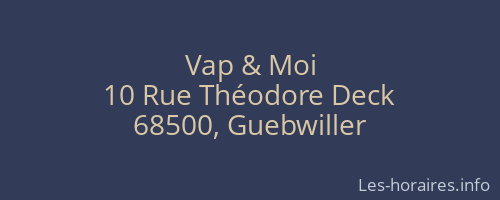 Vap & Moi