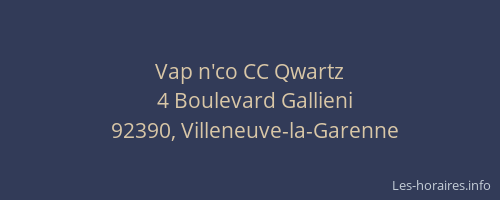 Vap n'co CC Qwartz