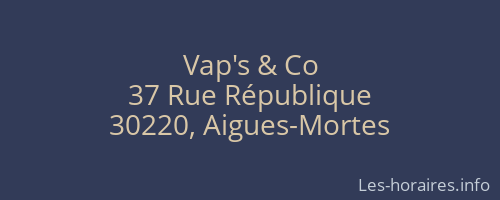 Vap's & Co