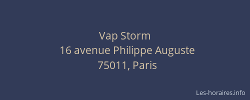 Vap Storm