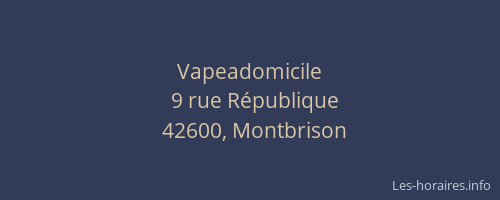 Vapeadomicile