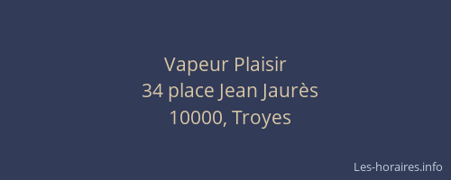 Vapeur Plaisir