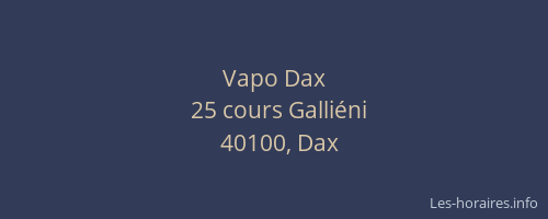 Vapo Dax