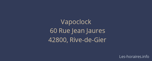 Vapoclock
