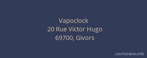 Vapoclock