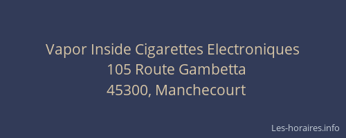 Vapor Inside Cigarettes Electroniques